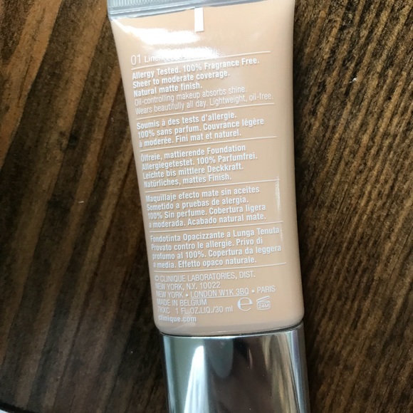 clinique stay matte linen